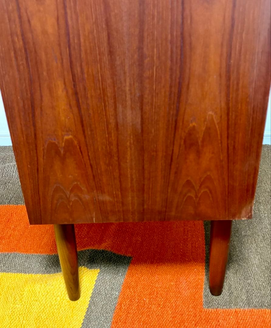 北欧家具ミラー付きライティングビューロ　デンマーク　チーク