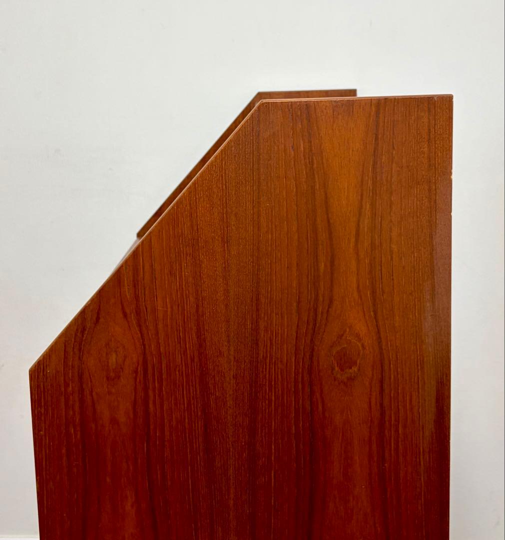 北欧家具ミラー付きライティングビューロ　デンマーク　チーク