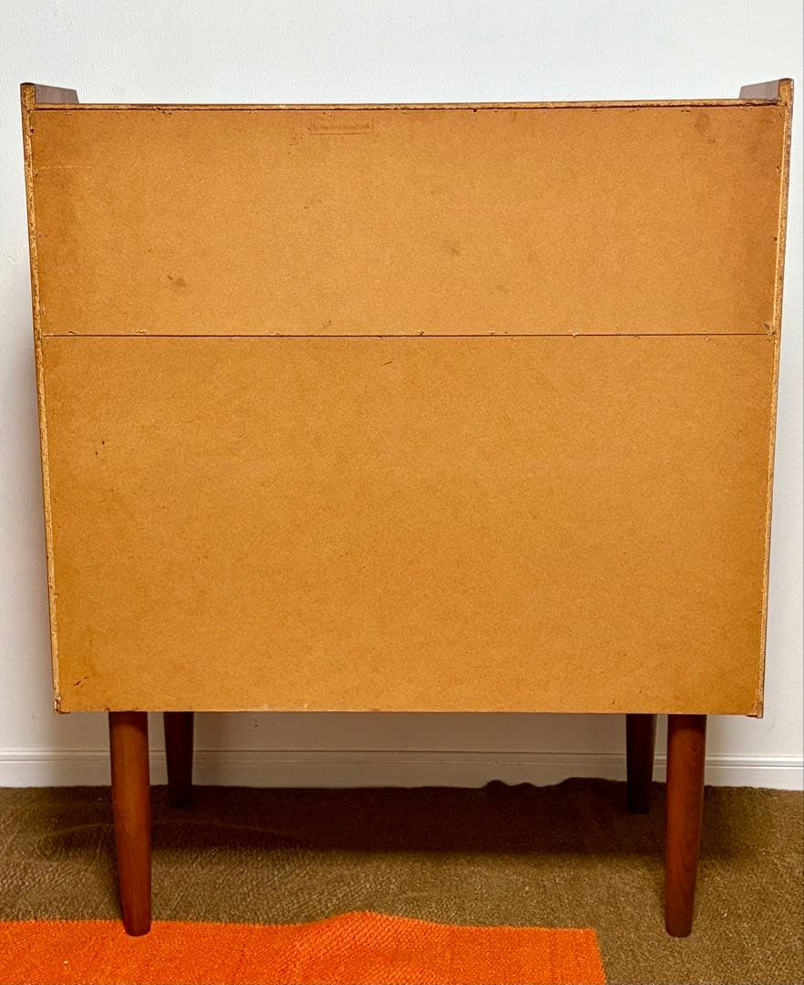 北欧家具ミラー付きライティングビューロ　デンマーク　チーク