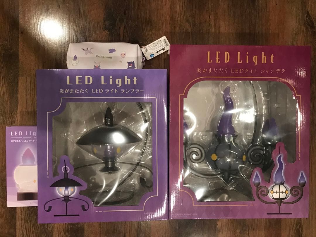 炎がまたたくLEDライト シャンデラ ランプラー ヒトモシ ポーチ ポケモン