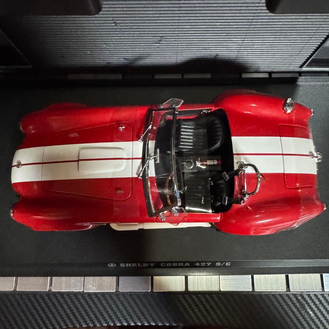 絶版未展示品 京商 1/18 シェルビー コブラ 427 S/C レーシング 赤