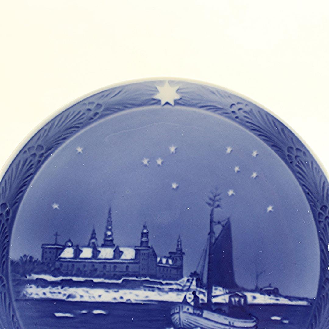 1935年 「クロンボー城沖の漁船」 イヤープレート ロイヤルコペンハーゲン