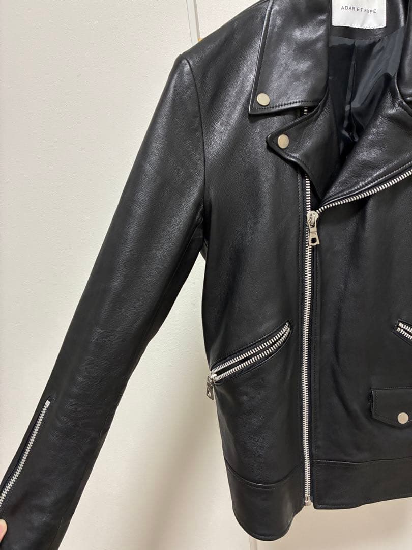 ADAM ET ROPE　ダブルライダースジャケット
