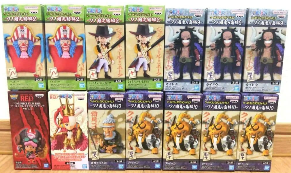 ワンピース ワールドコレクタブルフィギュア 計 87点 まとめ売り