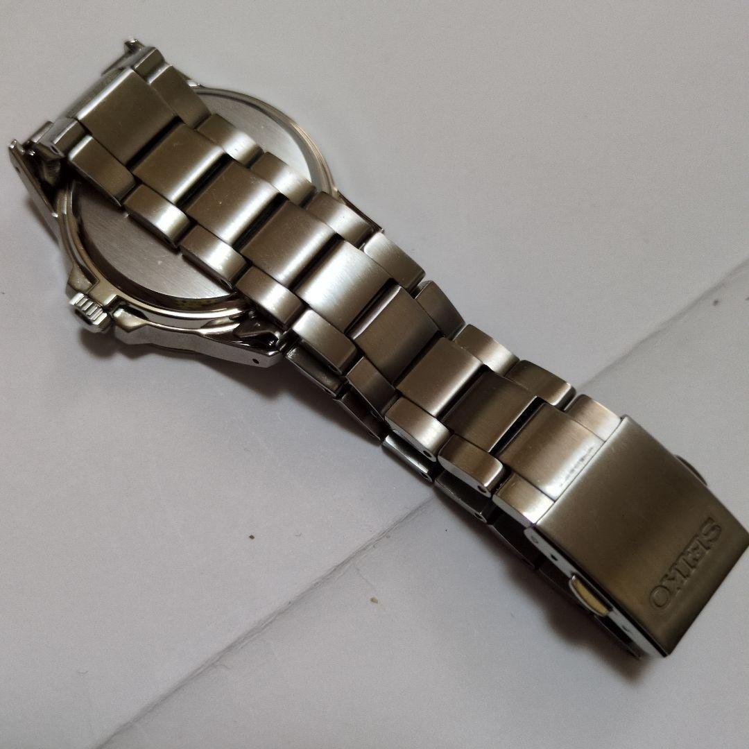 美品 SEIKO V147-0AF0 ソーラー ステンレス