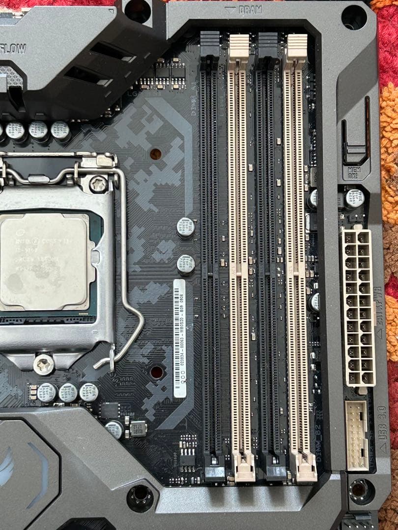 マザーボード CORE i3 9100 ASUS TUF MARK I