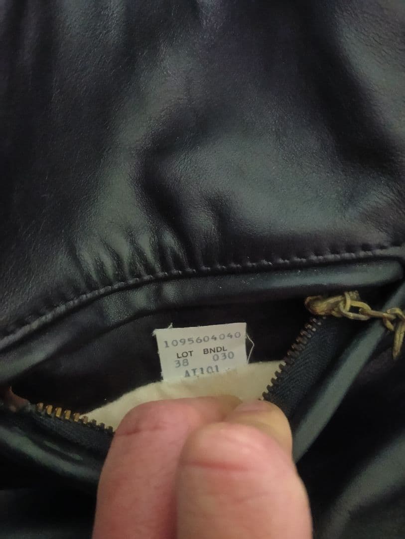 【未使用タグ付き】 Schott AT101 革ジャン レザー ジャケット