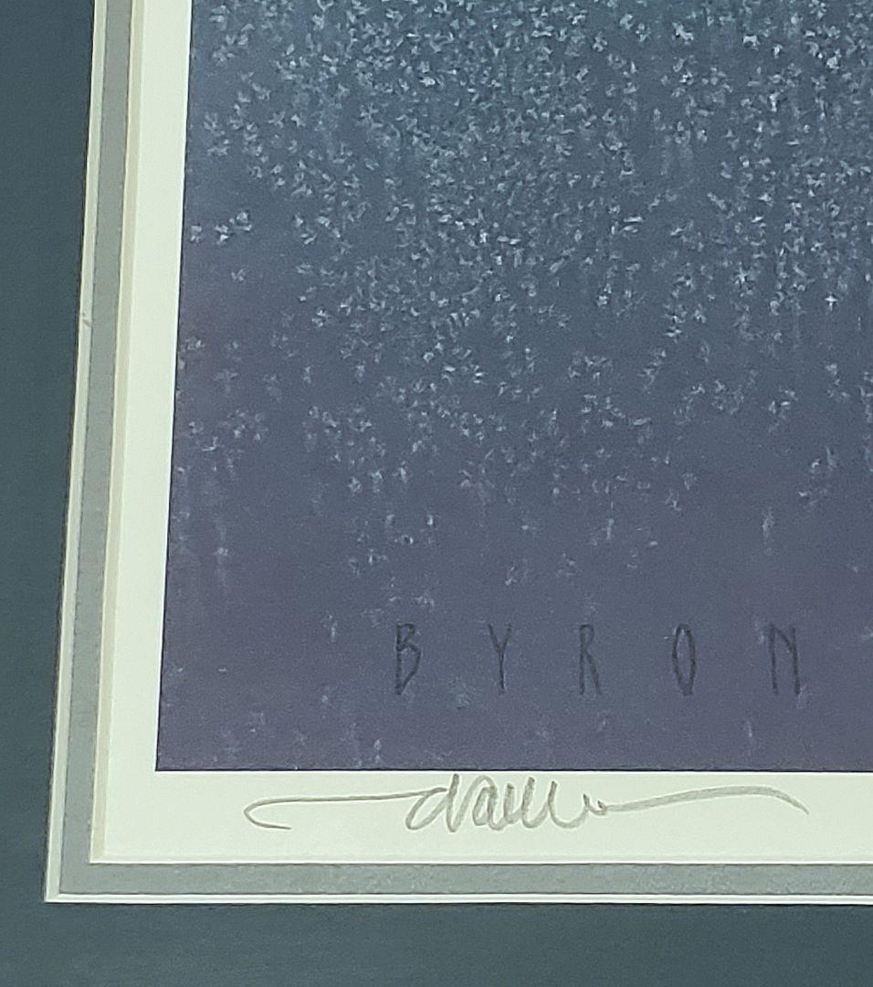 【バイロン・バードサル】額装版画『LAST LIGHT AT KINCAID』