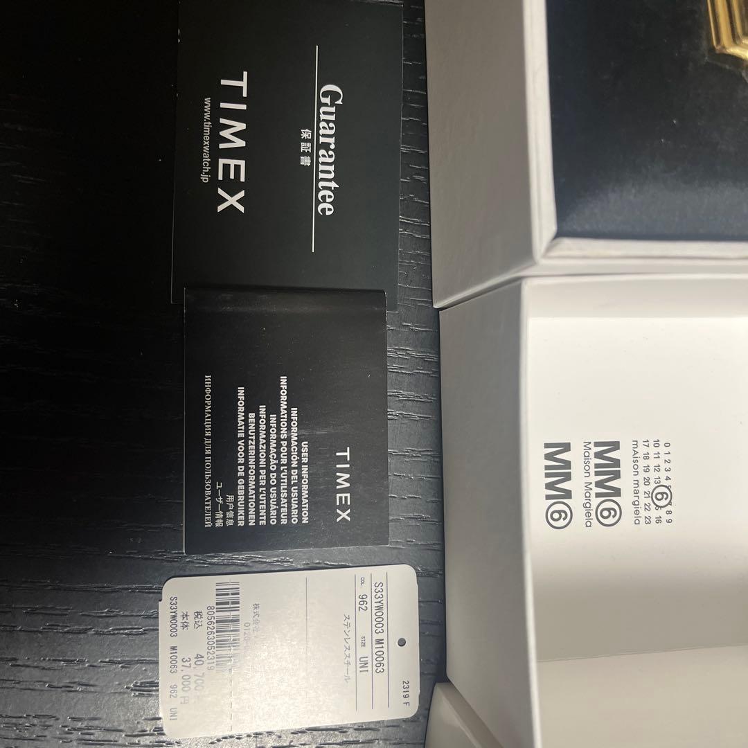 Timex MM6 Maison Margiela ゴールドリングウォッチ