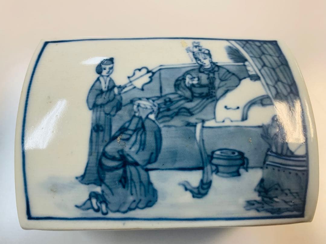 中国清時代染付文房具