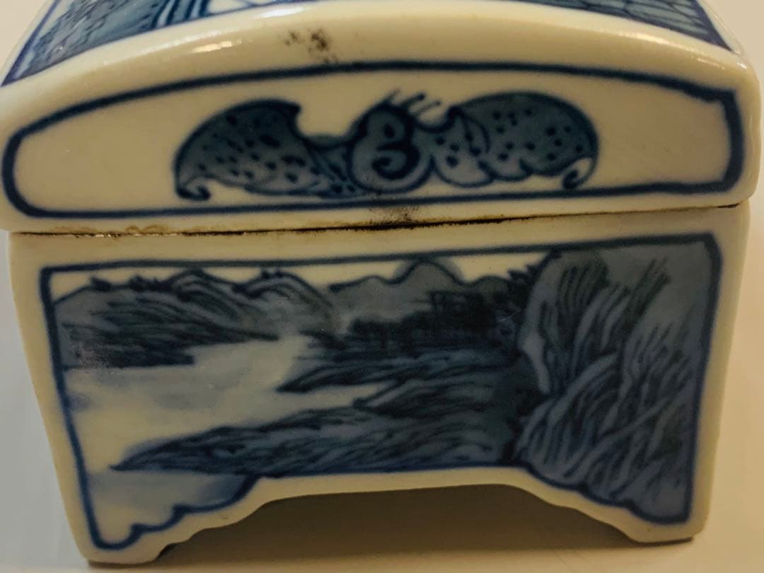 中国清時代染付文房具