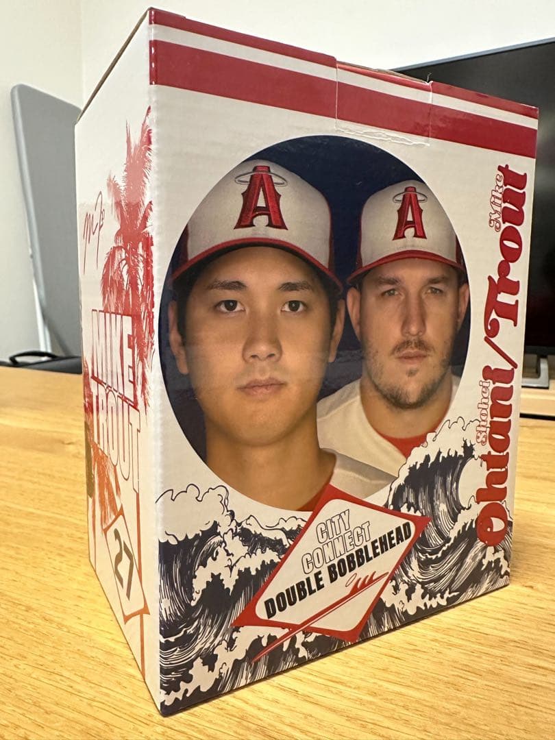 大谷翔平・マイク・トラウト ダブルボブルヘッド