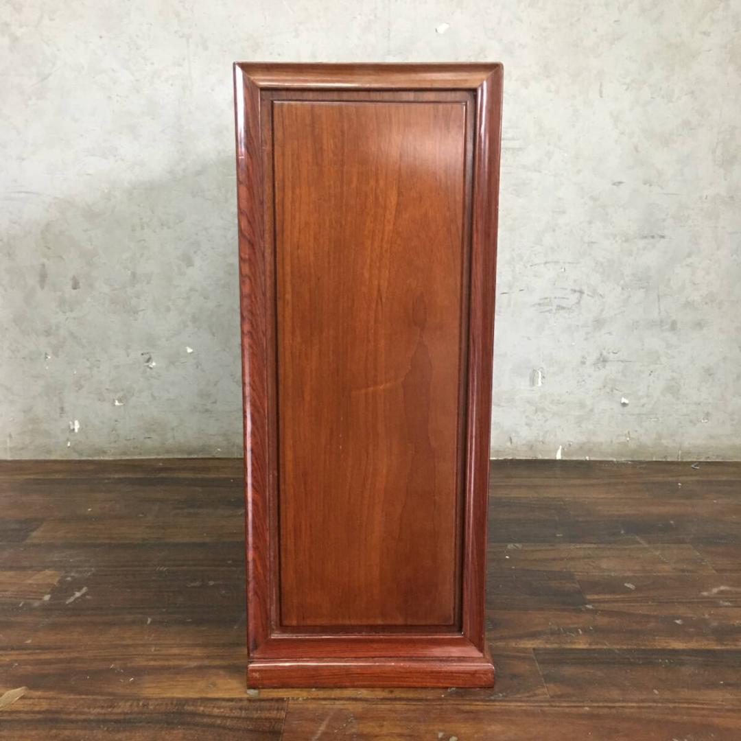 唐木 花梨 螺鈿細工 薬棚 薬箪笥 収納棚 棚 小物入れ 古道具 和家具