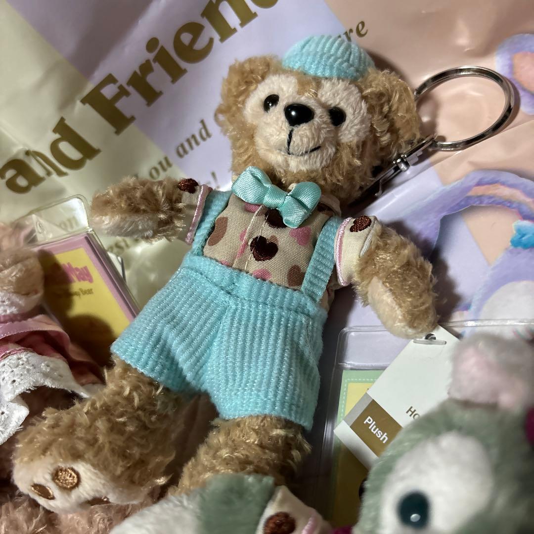 ♥️新品♪香港ディズニー2019年 バレンタイン ぬいぐるみキーチェーン4セット♥️