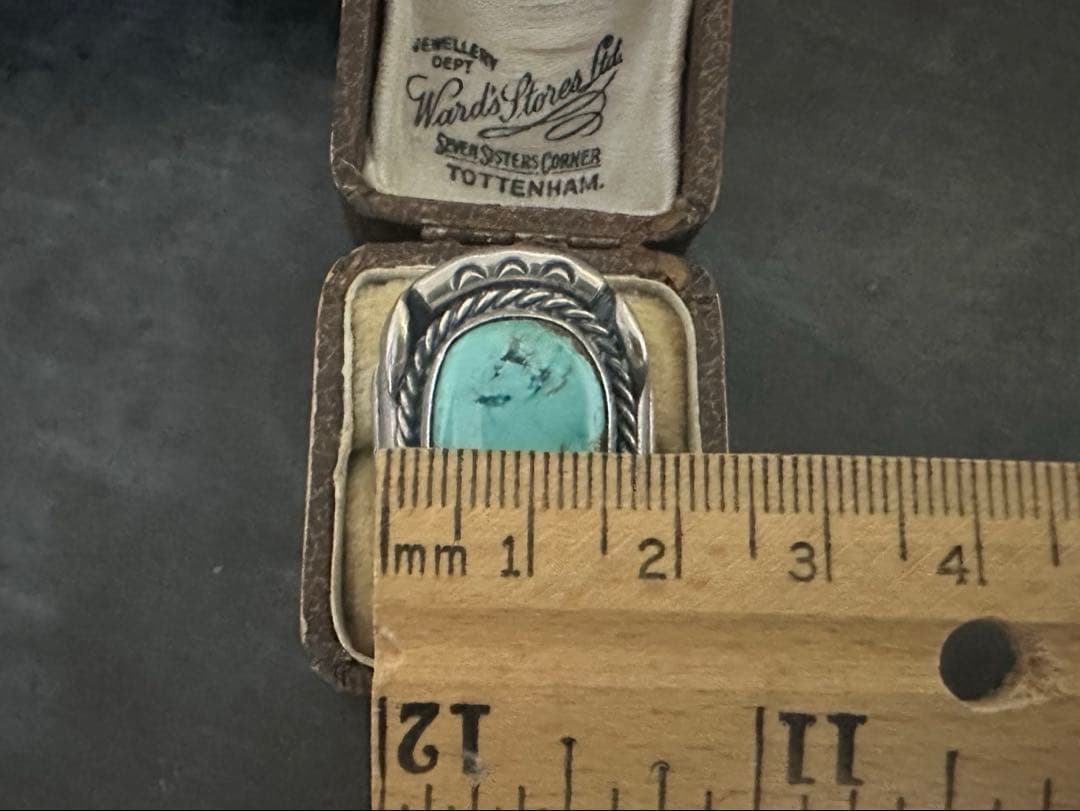 激希少　ヴィンテージ　リング　ターコイズ　アンティーク　インディアン　アメリカ