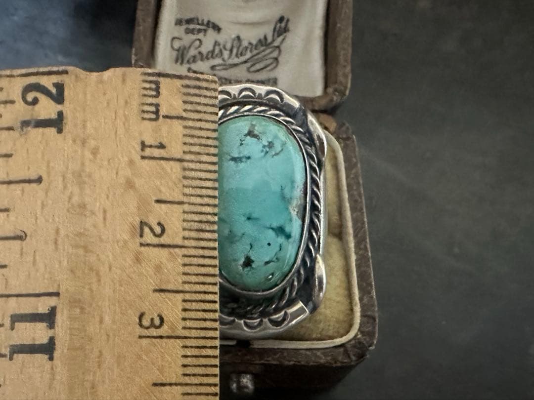 激希少　ヴィンテージ　リング　ターコイズ　アンティーク　インディアン　アメリカ