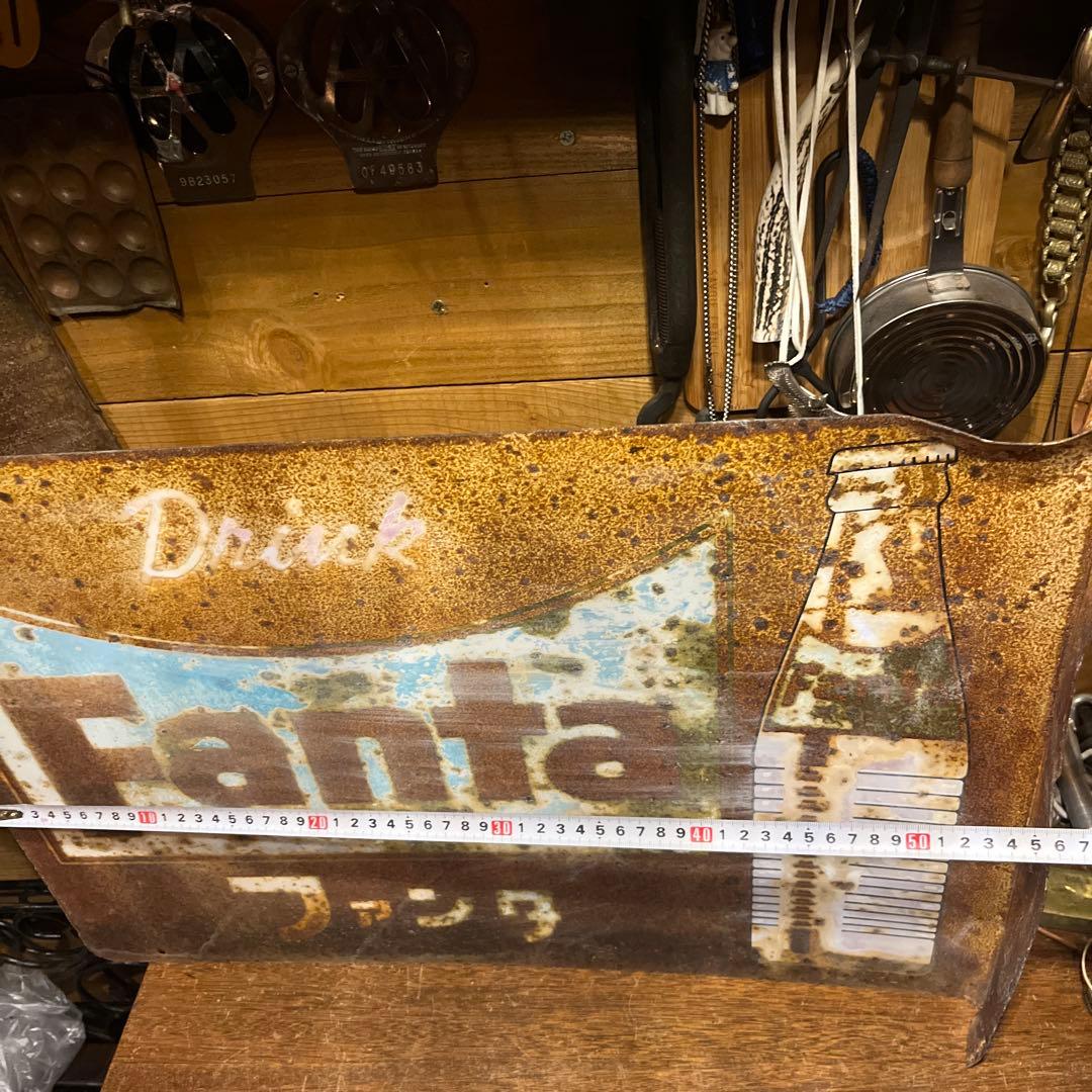 ヴィンテージ　錆び錆びペプシ看板