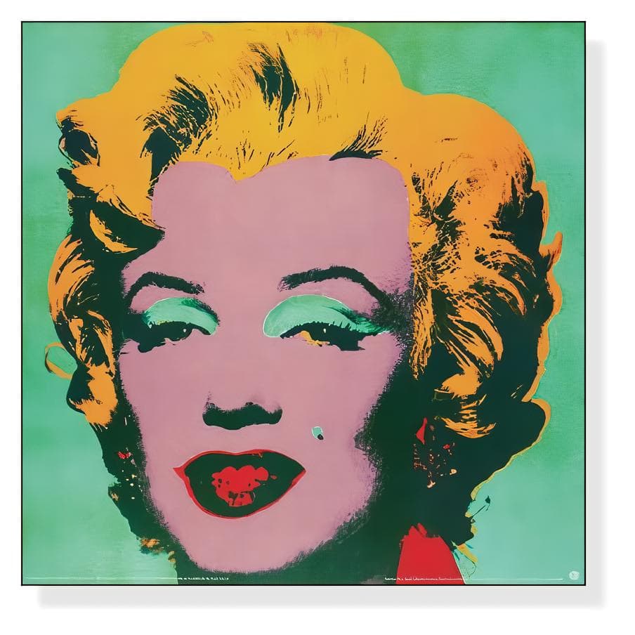 額装済/ポスター/マリリンモンロー グリーン/アンディ ウォーホル/インテリア