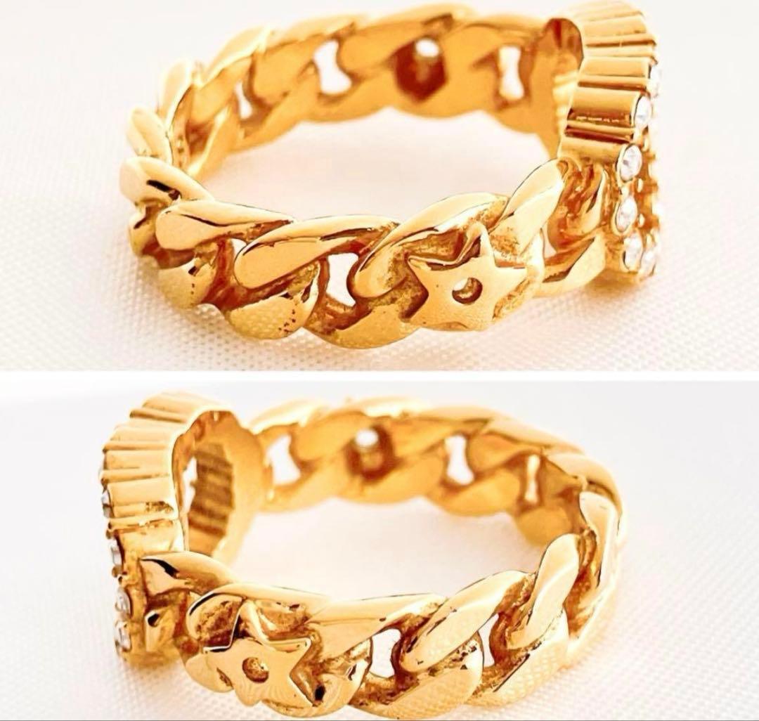 ディオール dior CD リング 指輪 ゴールド レディース S