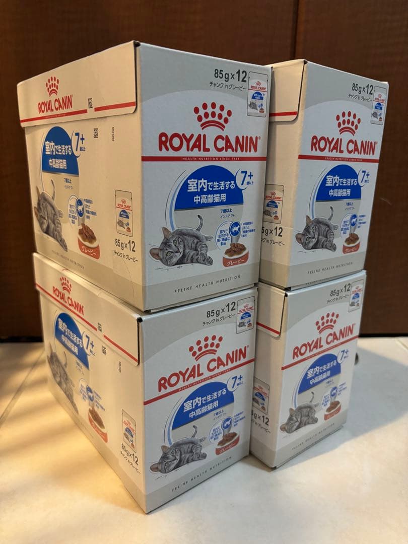  CANIN インドア7+ 室内で生活する中高齢猫用 4箱