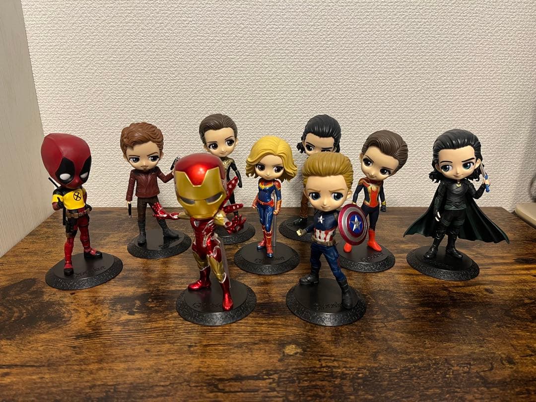 qposket アベンジャーズ　marvel セット　9体　まとめ売り