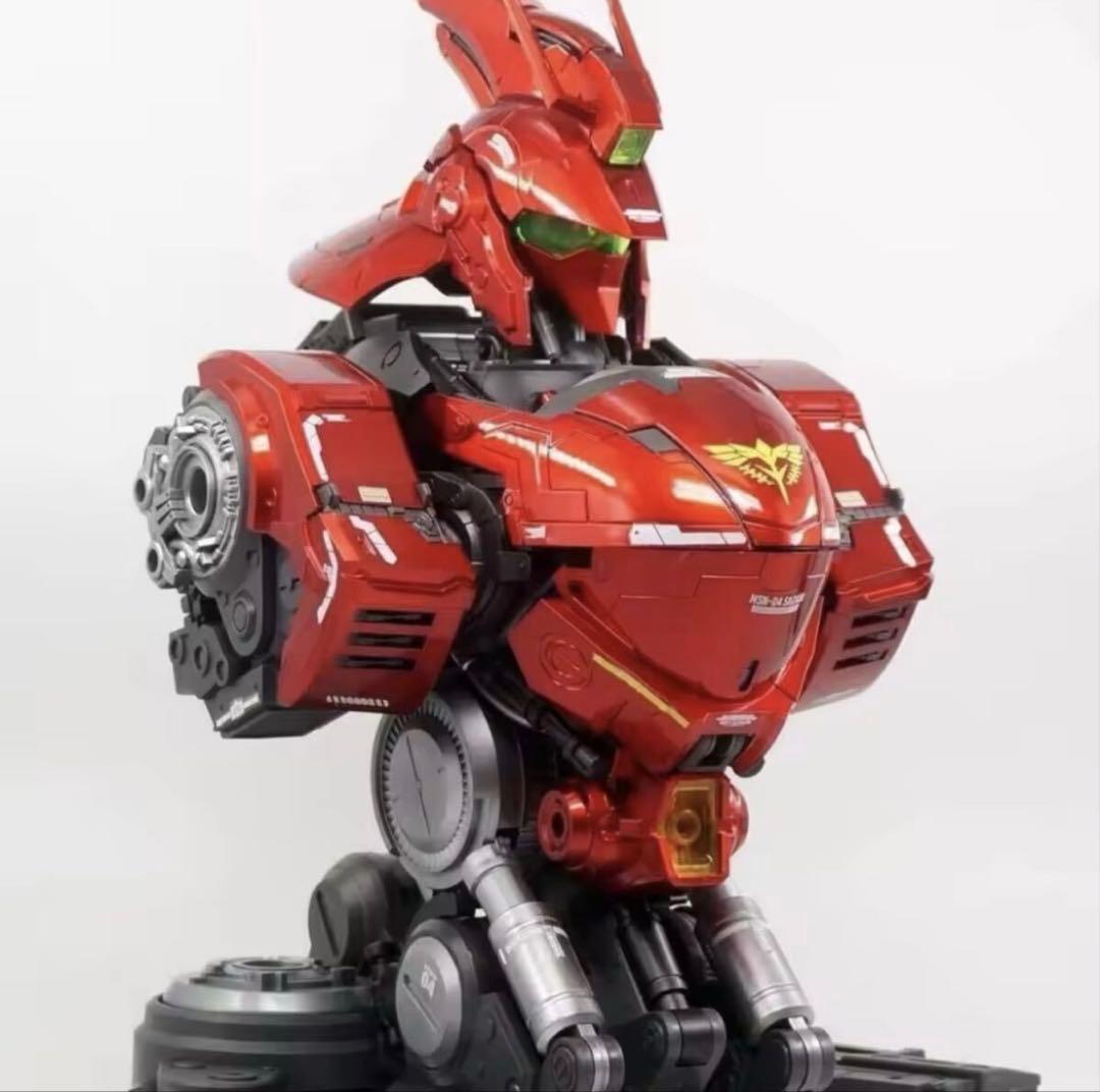 1/35 ビッグサイズnoah ロボット プラモデル 胸像 バスト サザビー似