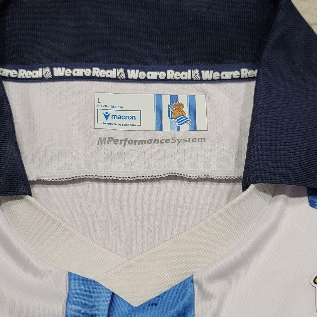 レアル・ソシエダ　23/24　ユニフォーム　L　ダビドシルバ Macron