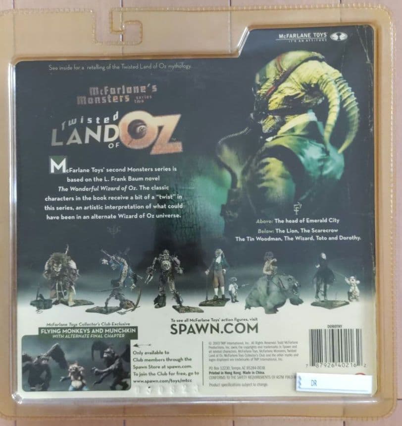 オズの魔法使い ドロシー (ブラックドレスVer.) アクションフィギュア