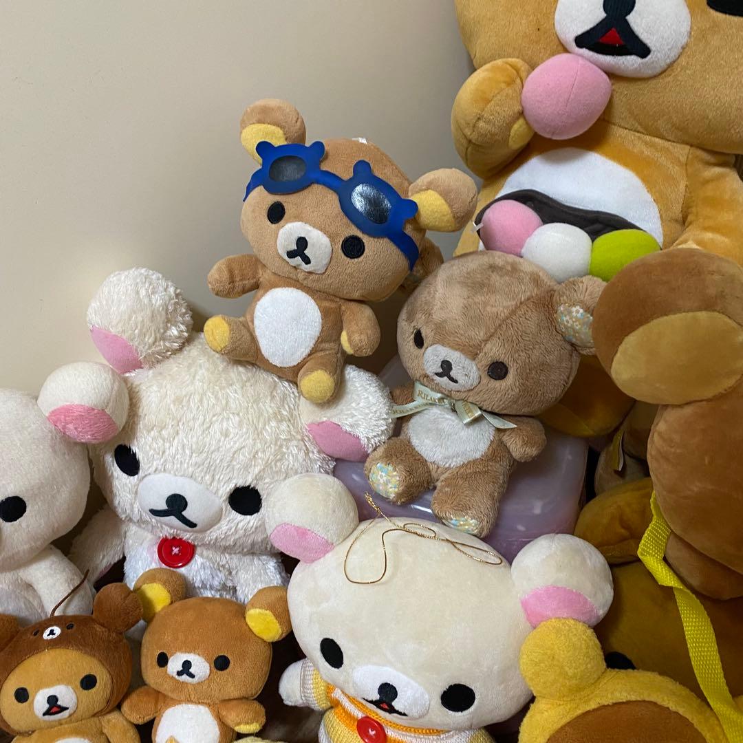 希少 san-x リラックマ キイロイトリ ぬいぐるみ マスコットまとめ売り