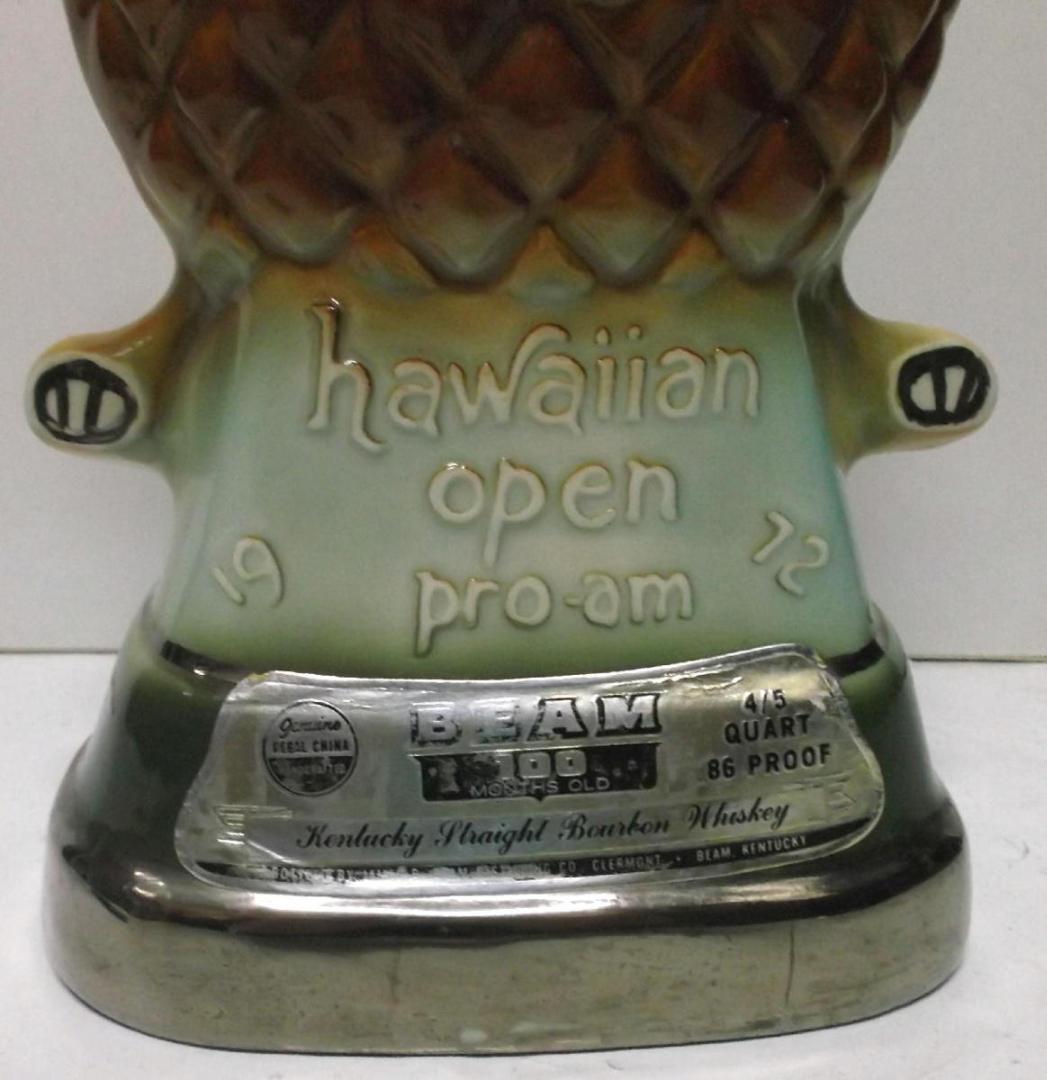 ★パイナップル デカンター Jim Beam ハワイアンオープンボトル