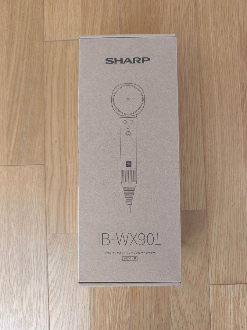 【新品未開封】シャープ ヘアドライヤー IB-WX901-W プラズマクラスター