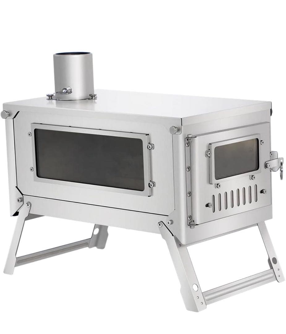 Soomloomチタン製薪ストーブFIERY2. 0折り畳み式組立て式コンパクト