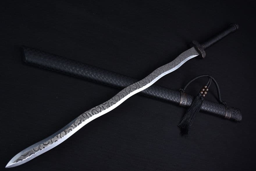 武具　刀装具　日本刀　模造刀 横刀  直刀 曲龍