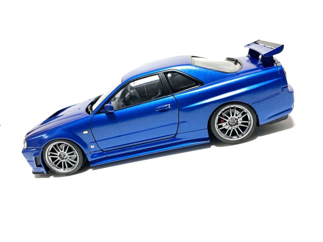 アオシマ1/24⬛︎R34ワイスピ4.2009◼️オコナー仕様レプリカ風⬛︎完成品