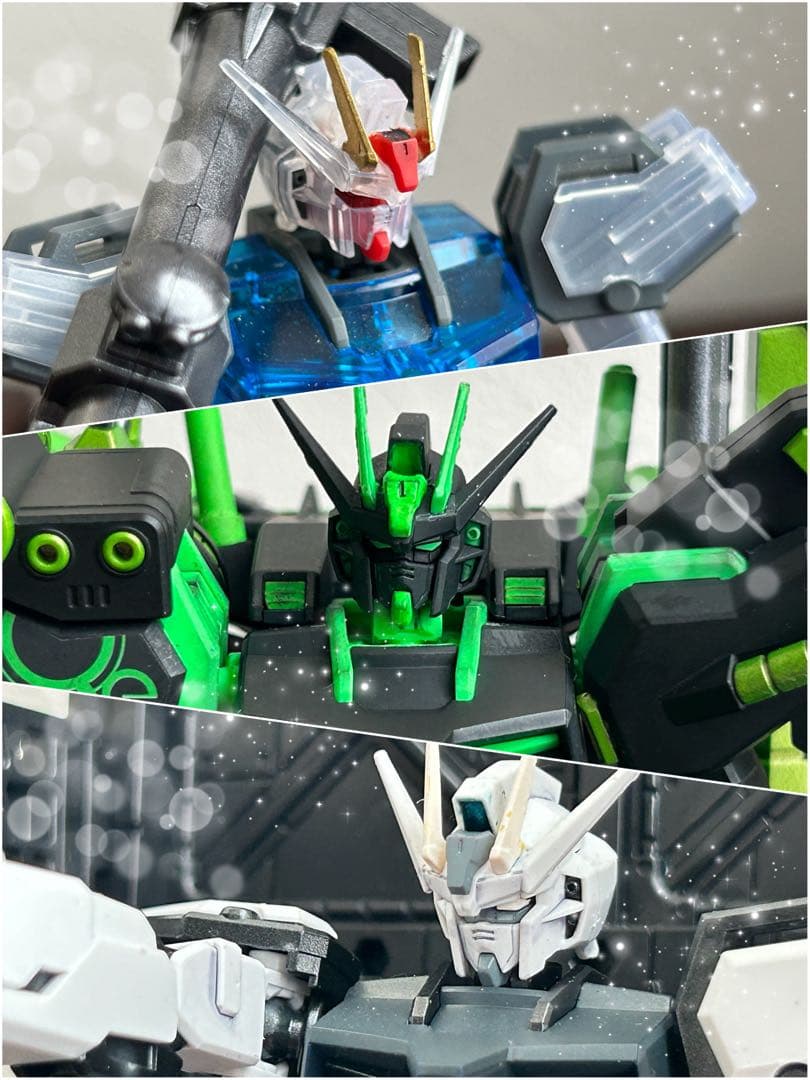 EG パーフェクトどストライクガンダム　リサーキュレーションカラー 他3点セット