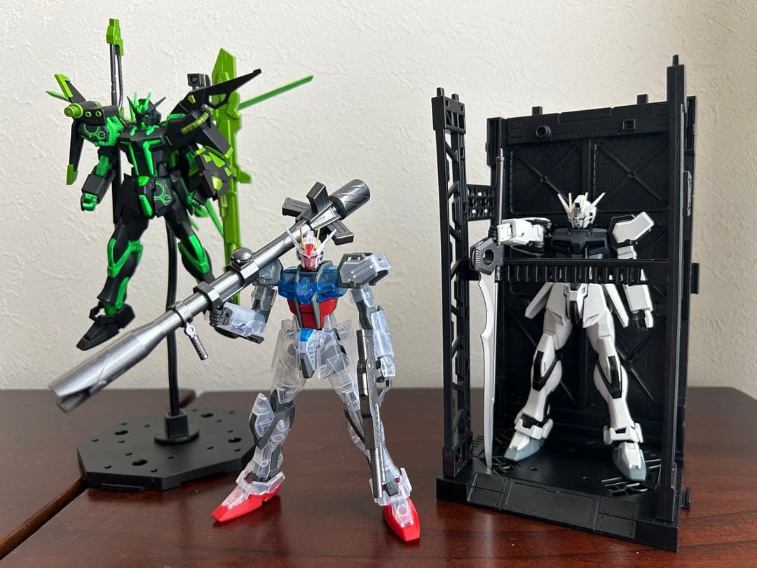 EG パーフェクトどストライクガンダム　リサーキュレーションカラー 他3点セット