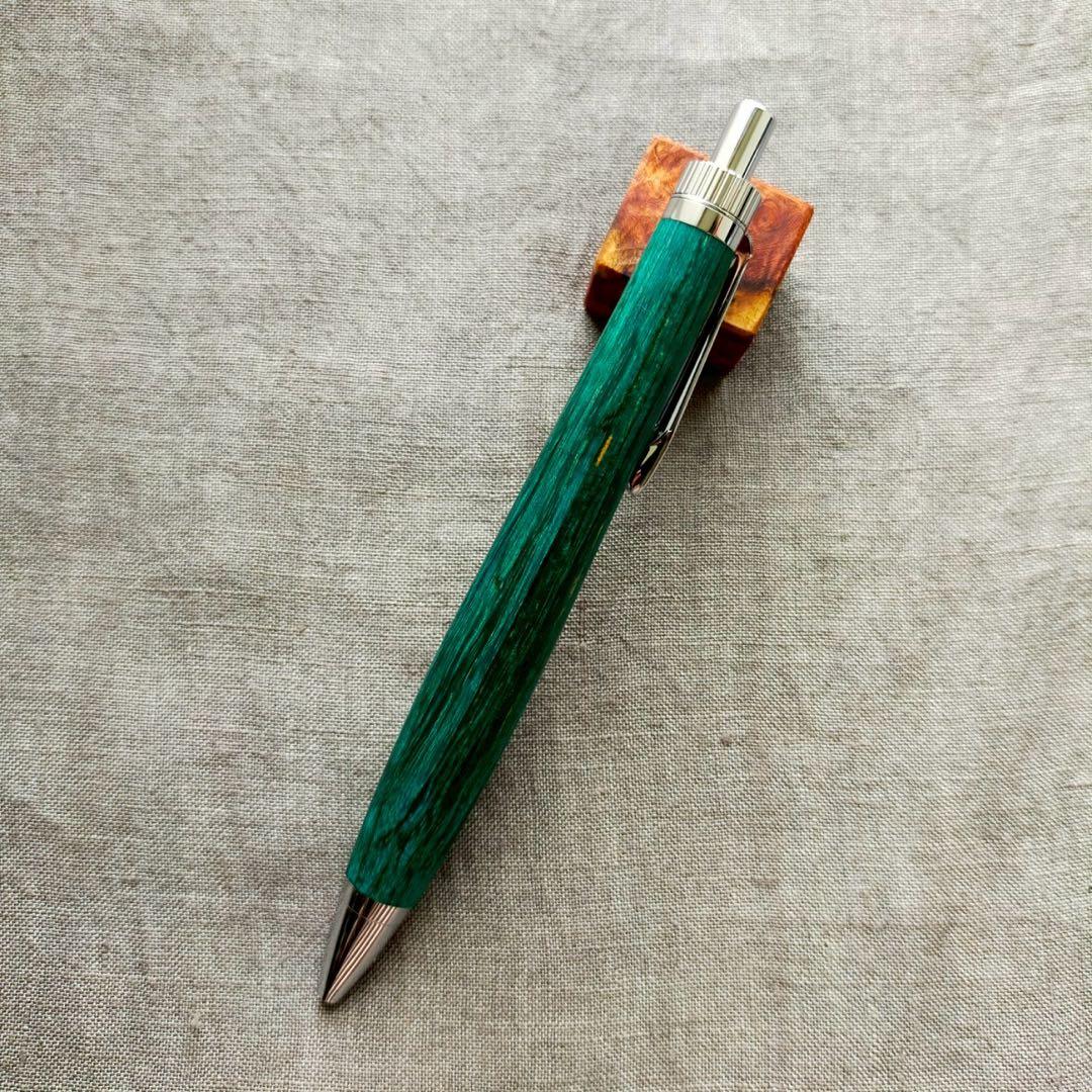 【森】　ハンドメイド　木軸ボールペン　スタビライズドウッド　G2