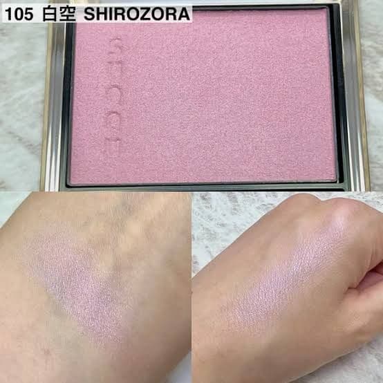 【新品未使用】SUQQU メルティング パウダーブラッシュ105 白空スック限定