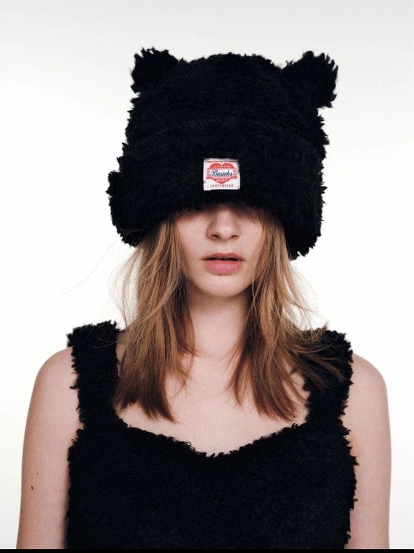 [美品]BASICKS Bear Beanie Sサイズ