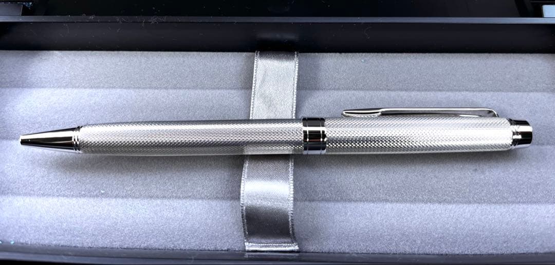 PILOT グランセ スターリングシルバー ボールペンバーリィコーン ストライプ