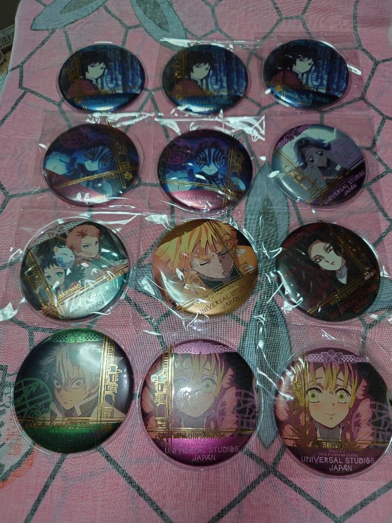 鬼滅の刃 USJ コラボ コレクタブル缶バッジ 2021年版 12個セット