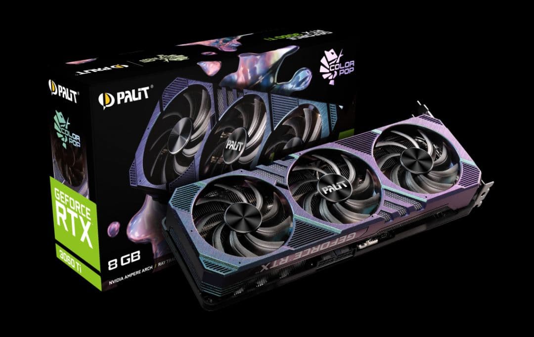 数量限定品　palit Rtx3060Ti　ColorPOP