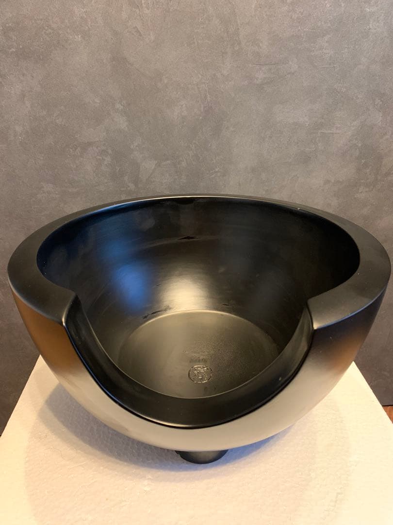 未使用品　茶道具　風炉　黒塗り