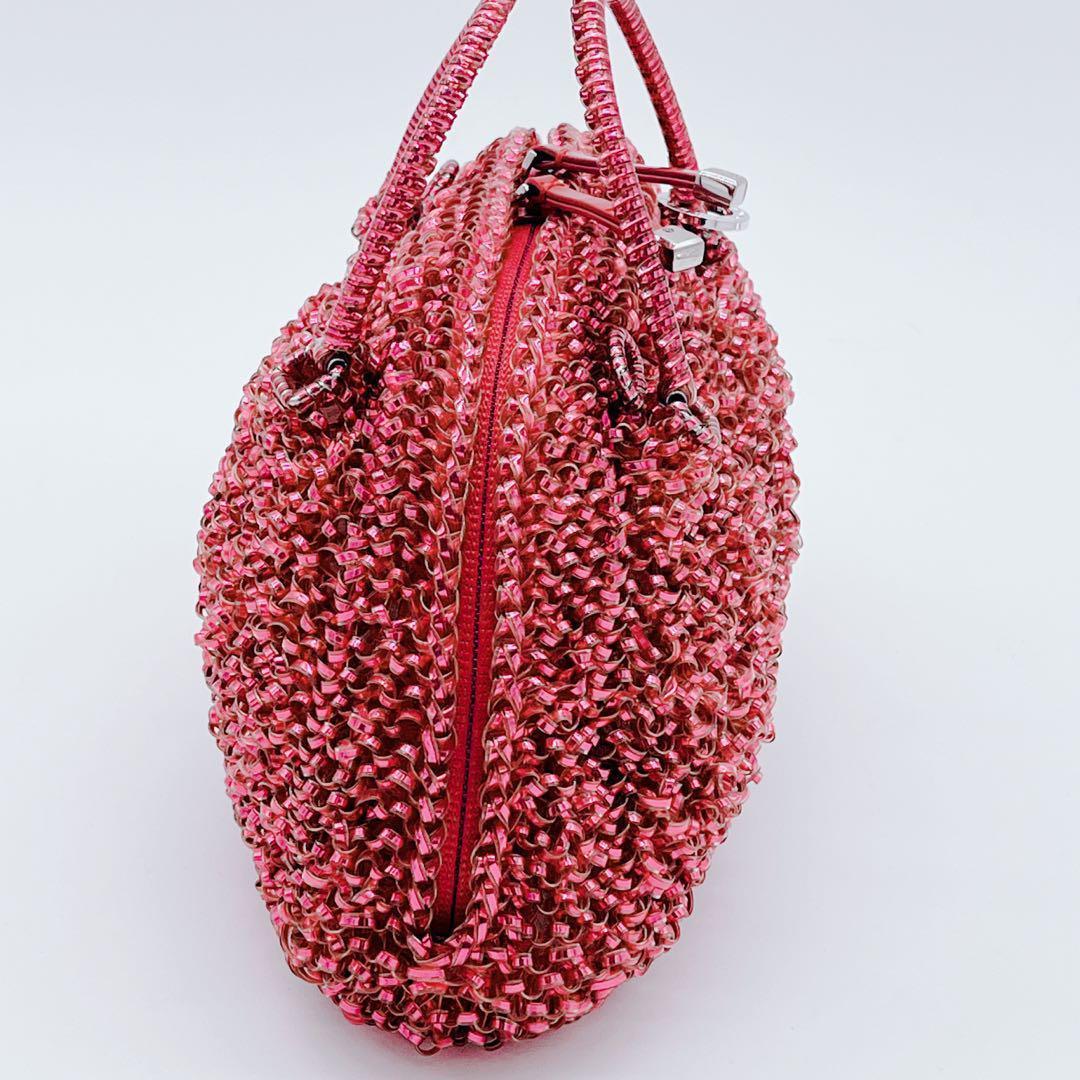 アンテプリマ 2way カルツォーネ ワイヤーバッグ ショルダー紐、保存袋付き