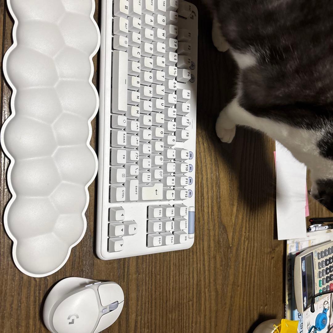 ロジクール オーロラシリーズ 有線キーボード 無線マウス マウスパッド 箱あり