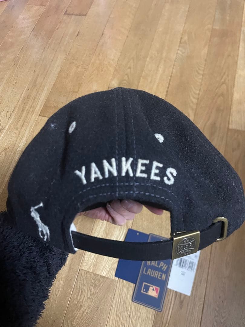 ラルフローレン×ヤンキース×ニューエラ キャップ 9FIFTY 黒
