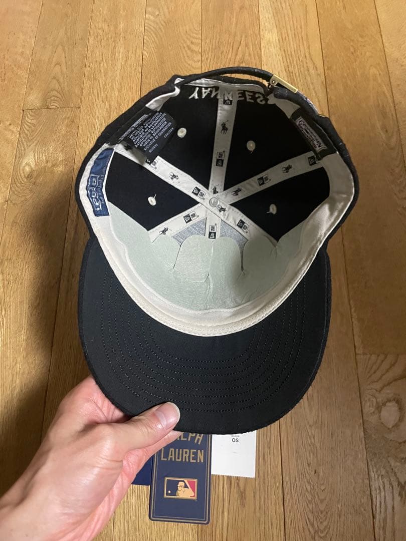 ラルフローレン×ヤンキース×ニューエラ キャップ 9FIFTY 黒