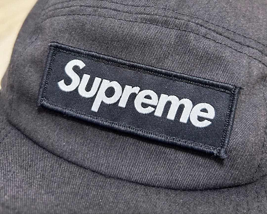 24時間以内発送 完売品 極美品 黒色 Supreme Camp Cap