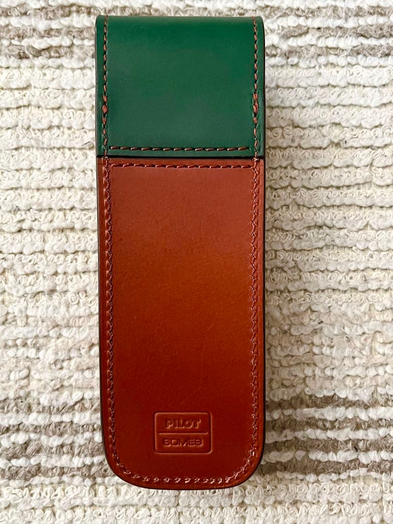 ジ*ー様 パイロット　ソメス ペンケース サドルデザインシリーズ 限定　2本差し