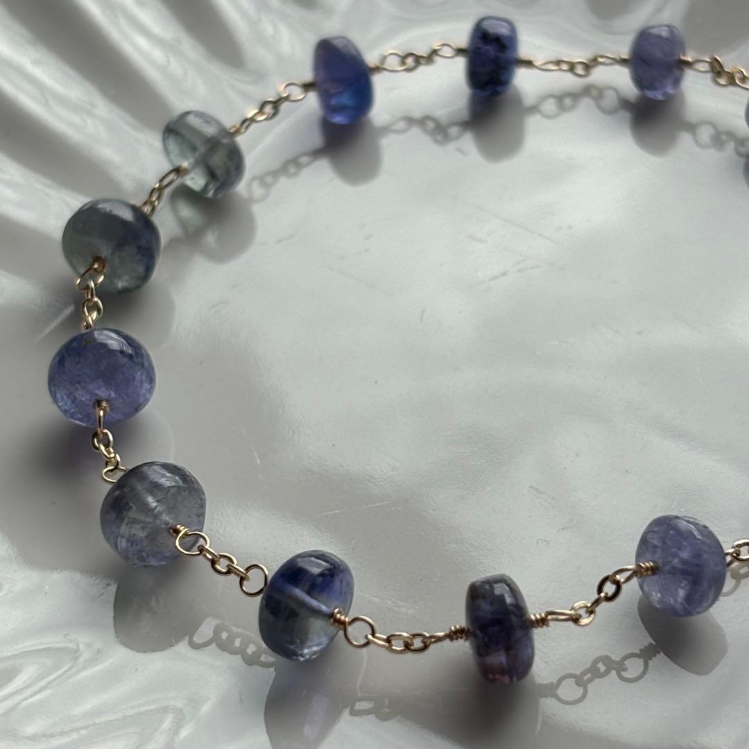 【専用です】タンザナイト＆アコヤ真珠✴︎14kgfブレスレットB176（再販）・他